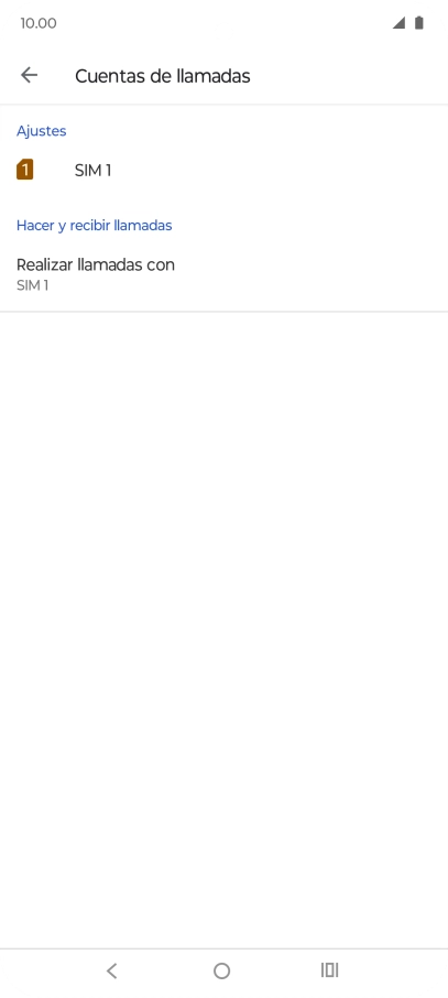 Pulsa el nombre de la tarjeta SIM.