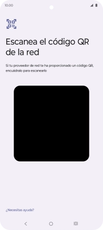 Coloca el código QR dentro del marco de la cámara del teléfono para escanearlo.