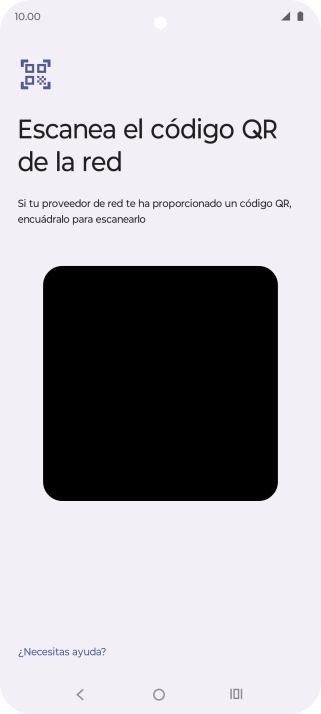 Coloca el código QR dentro del marco de la cámara del teléfono para escanearlo.