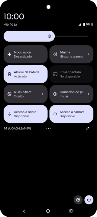 Pulsa la tecla de inicio para terminar y regresar a la pantalla de inicio.