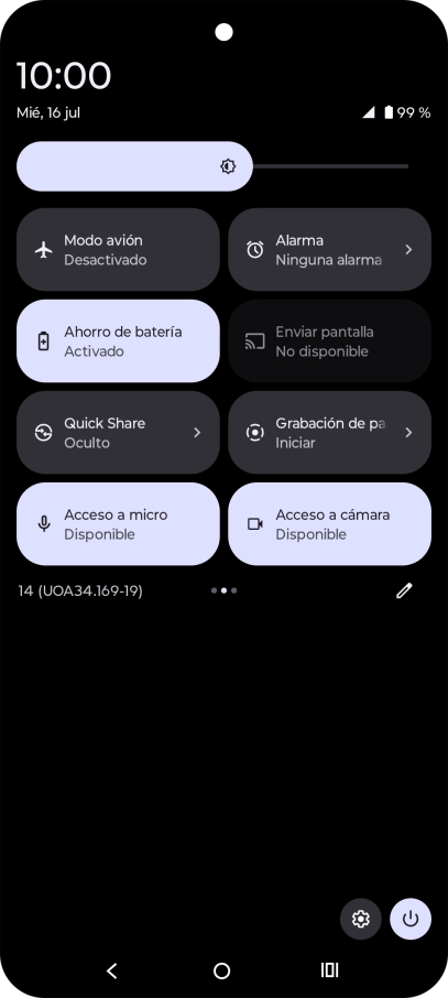 Pulsa la tecla de inicio para terminar y regresar a la pantalla de inicio.
