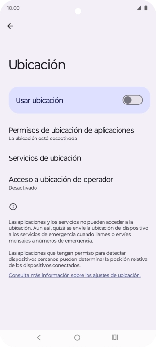 Pulsa el indicador junto a 