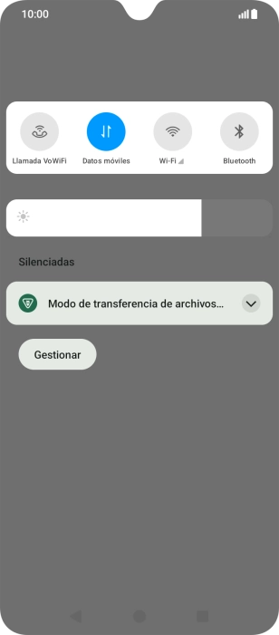 Pulsa la lista desplegable.