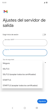 Pulsa SSL/TLS.