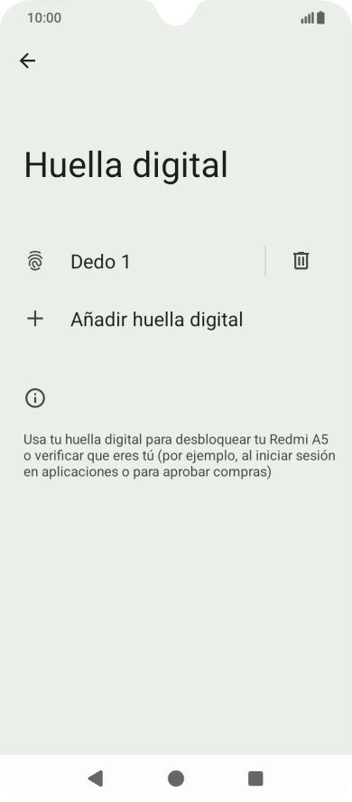 Pulsa la tecla de retroceso.