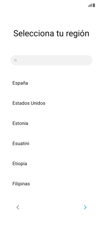 Pulsa la región deseada.