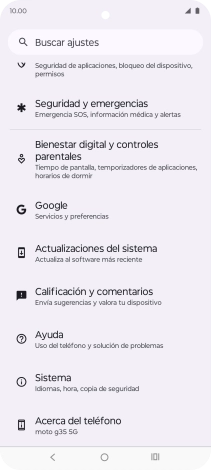 Pulsa Actualizaciones del sistema.