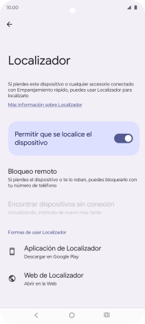 Pulsa la tecla de inicio para terminar y regresar a la pantalla de inicio.