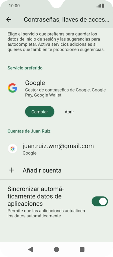 Pulsa la tecla de inicio para terminar y regresar a la pantalla de inicio.