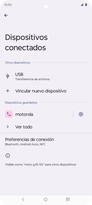 Pulsa la tecla de inicio para terminar y regresar a la pantalla de inicio.