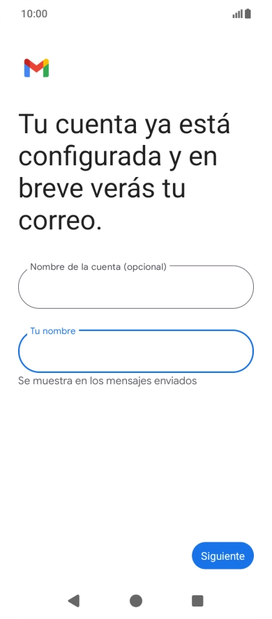 Pulsa Siguiente.