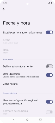 Pulsa el indicador junto a 