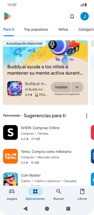 Pulsa Buscar.