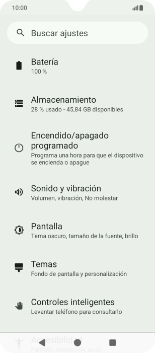Pulsa Sonido y vibración.