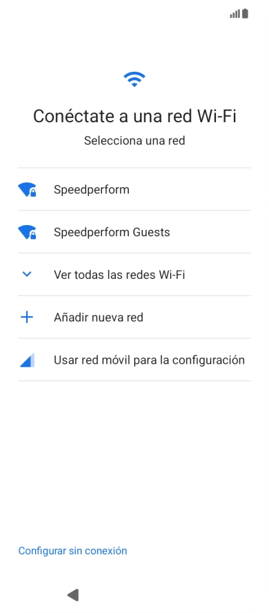 Pulsa la red wifi deseada.