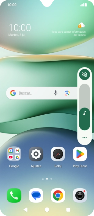Pulsa el icono de modo de sonido.