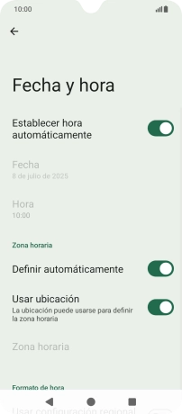 Pulsa la tecla de inicio para terminar y regresar a la pantalla de inicio.