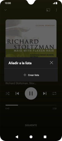 Pulsa Crear lista.
