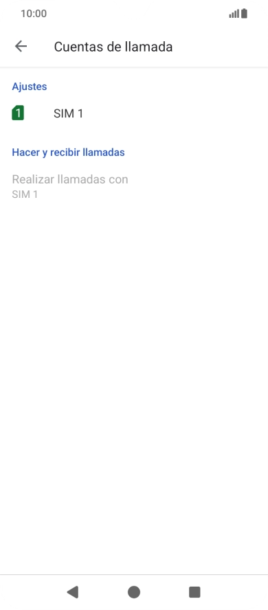 Pulsa el nombre de la tarjeta SIM.
