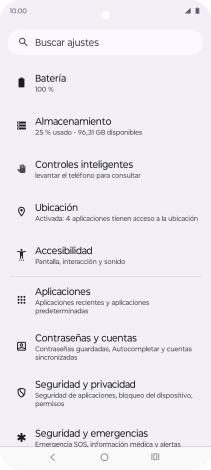 Pulsa Contraseñas y cuentas.
