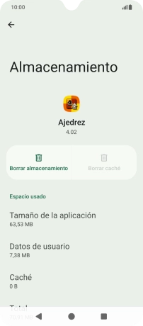 Pulsa la tecla de inicio para terminar y regresar a la pantalla de inicio.