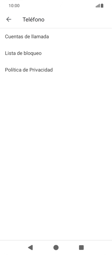 Pulsa Cuentas de llamada.