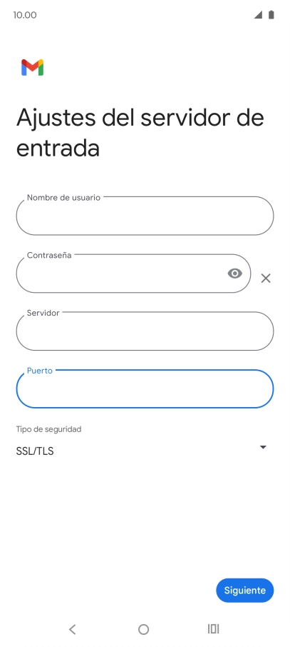 Pulsa Siguiente.