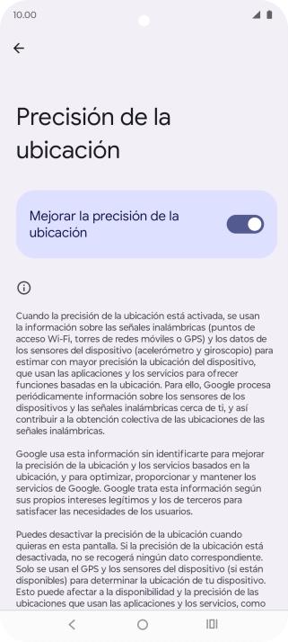 Si pulsas el indicador junto a 