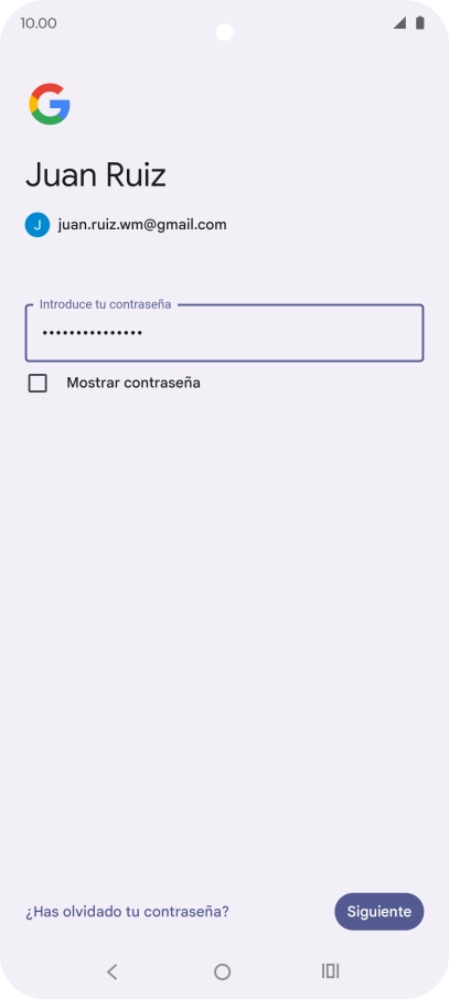 Pulsa Siguiente.