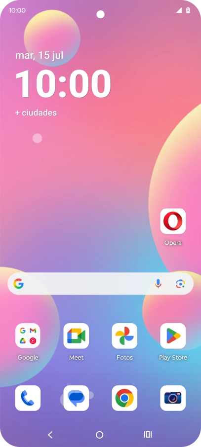Cuando el icono de carga de batería aparece en la pantalla, el teléfono se está cargando.