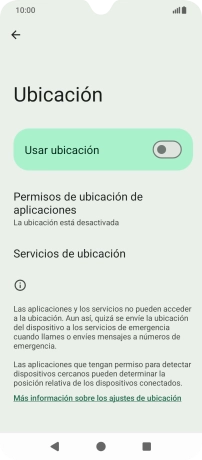 Pulsa el indicador junto a 