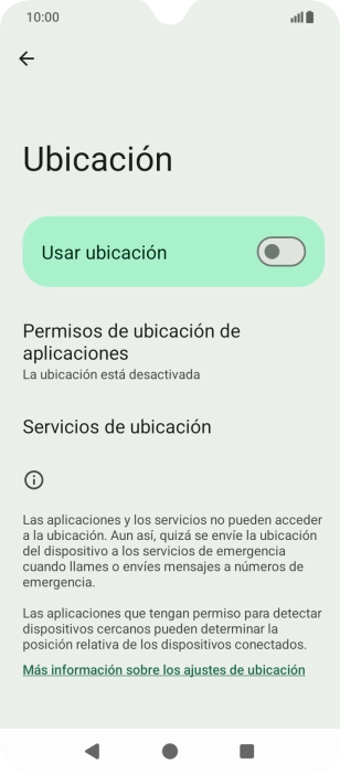 Pulsa el indicador junto a 