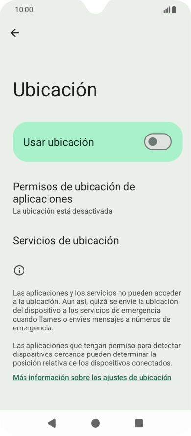 Pulsa el indicador junto a 