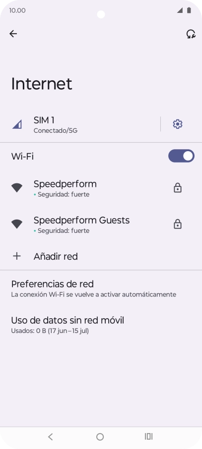 Pulsa la red wifi deseada.