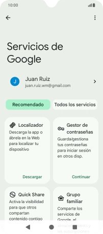 Pulsa Todos los servicios.