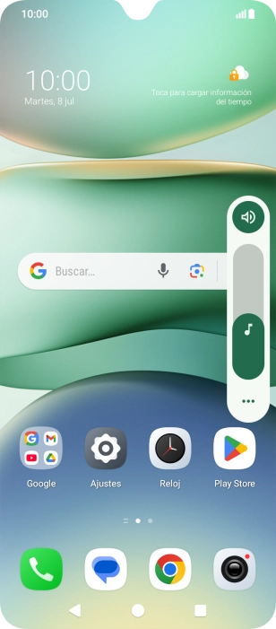 Pulsa el icono de modo de sonido.
