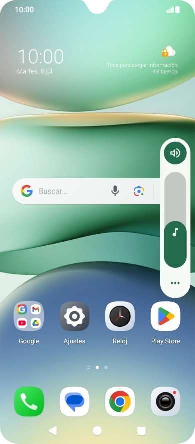 Pulsa el icono de modo de sonido.