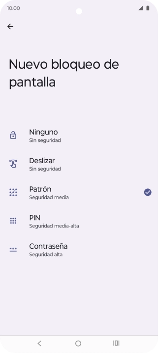Pulsa Ninguno.