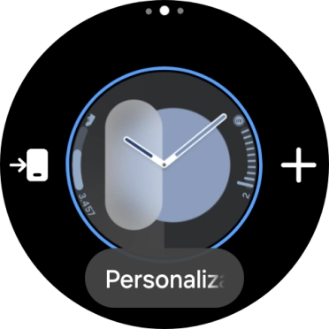 Desliza el dedo hacia la izquierda por la pantalla.