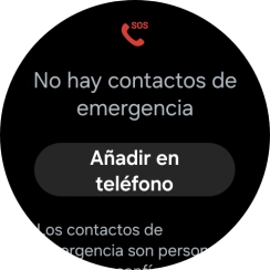 Pulsa Añadir en teléfono y sigue las indicaciones del teléfono para configurar tus contactos de emergencia.