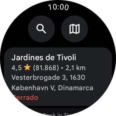 Pulsa el destino deseado.