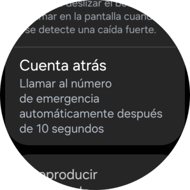 Pulsa Cuenta atrás.