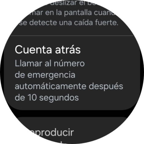 Pulsa Cuenta atrás.