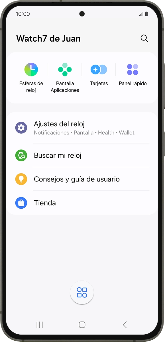 En el teléfono: Pulsa Buscar mi reloj.