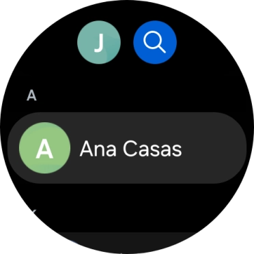 Pulsa el contacto deseado.