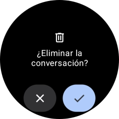 Pulsa el icono de aceptar.