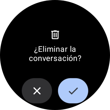 Pulsa el icono de aceptar.