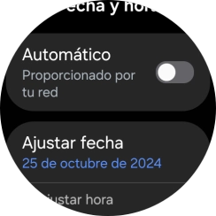 Pulsa Ajustar fecha.
