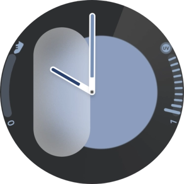 Desliza el dedo hacia abajo desde la parte superior de la pantalla.