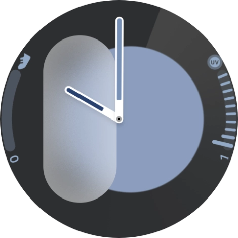 Desliza el dedo hacia abajo desde la parte superior de la pantalla.